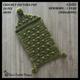 Hunter Crochet Pattern – Baby Sleeping Bag Cocoon (PDF, English Only)