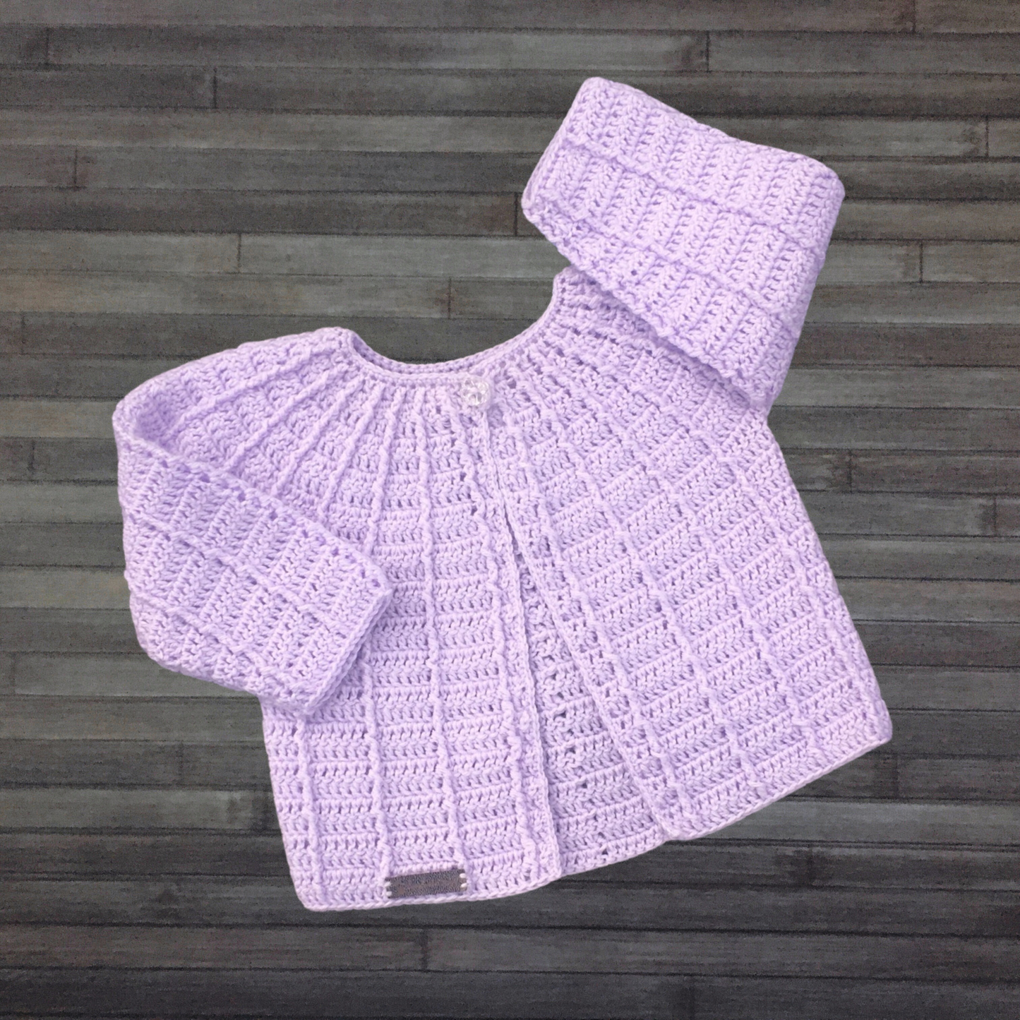 Crochet Pattern Isla Crochet Baby Cardigan 0 to 3 Months