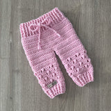 izzy crochet baby pants