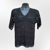 Crochet Men's T-Shirt & Shorts Set Pattern (XS–2XL) – Jet Matching Summer Outfit for Men & Women