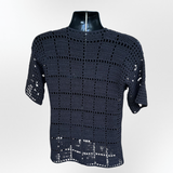 Jet Crochet Men’s V-Neck Mesh T-Shirt Pattern (S–2XL) – English Only