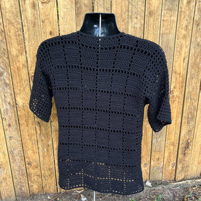 Crochet Pattern Jet Mens T-shirt XS - 2XL