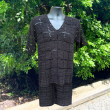Crochet Men's T-Shirt & Shorts Set Pattern (XS–2XL) – Jet Matching Summer Outfit for Men & Women