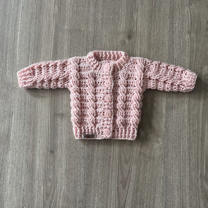 Crochet Pattern Lola Newborn Crochet Baby Cardigan