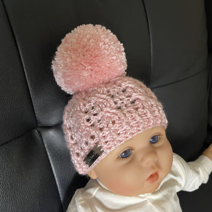 Crochet Pattern Lola Crochet Cabled Hat Prem to 10 Years