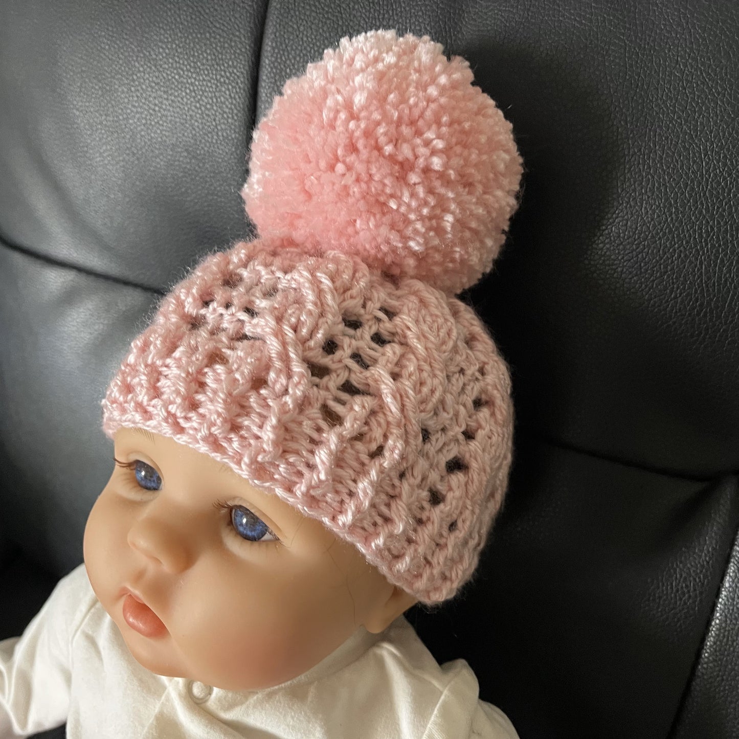 Crochet Pattern Lola Crochet Cabled Hat Prem to 10 Years