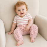 Crochet Baby Pants Pattern PDF – Lola Cabled Baby Trousers (NB–2Y)