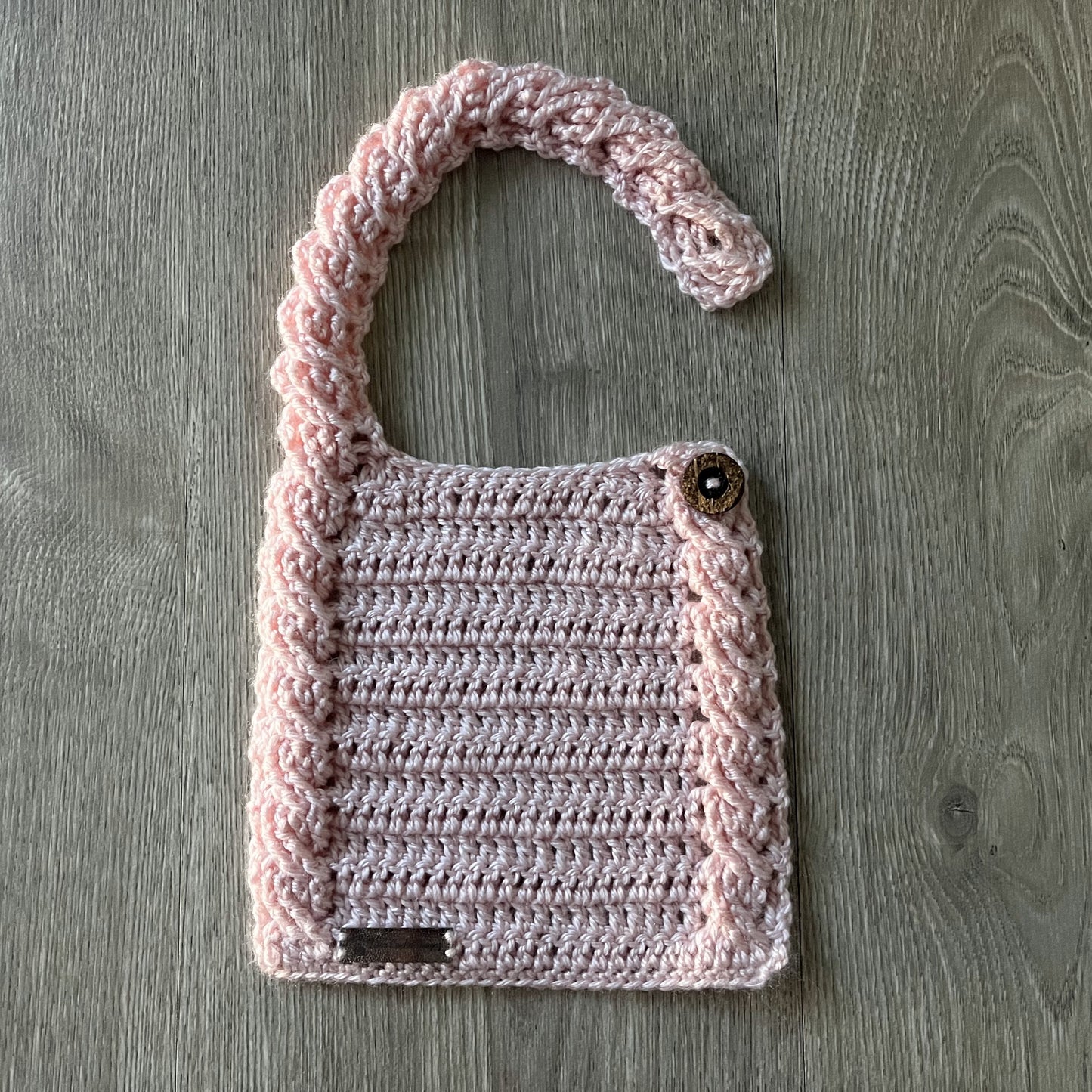 Crochet Pattern Lola Crochet Cabled Baby Bib