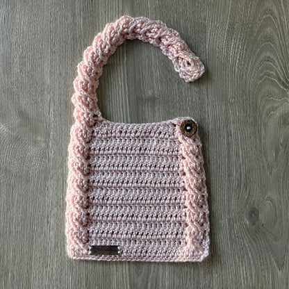 Crochet Pattern Lola Crochet Cabled Baby Bib