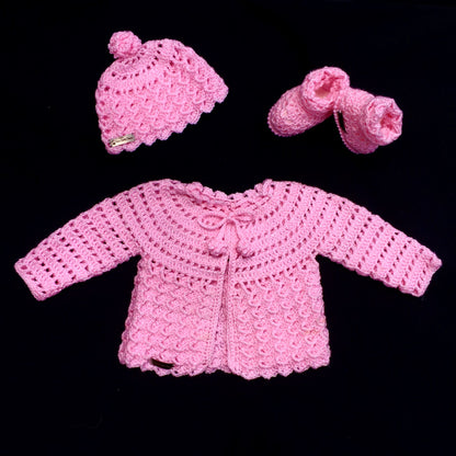 luna crochet sweater set