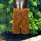 Crochet Mesh Men's Shorts Pattern (XXS–5XL) – Mirage Summer Shorts for Men & Women