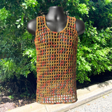 Crochet Mesh Tank Top Pattern – Mirage Summer Singlet (Unisex, XXS–5XL)