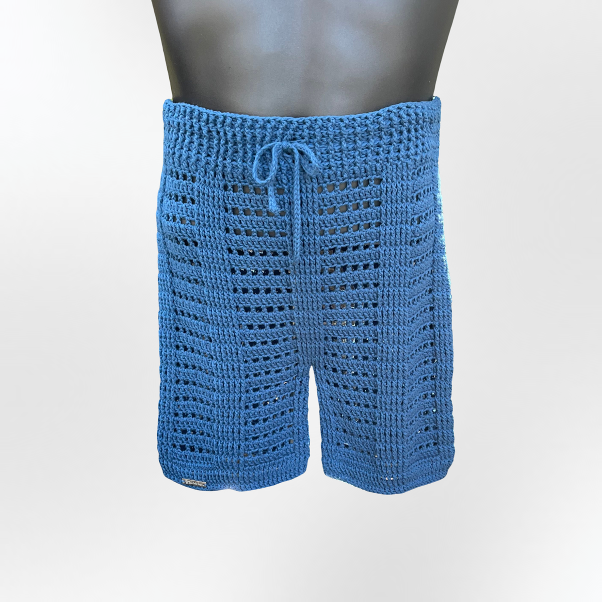 Crochet Men’s Shorts Pattern (S–5XL) – Ocean Mesh Shorts for Men & Women