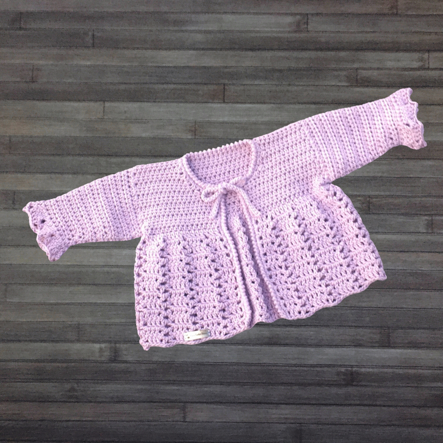 Crochet Pattern Orchid Baby Cardigan Newborn to 1 Year