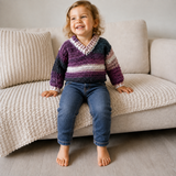 Crochet Sweater & Vest Pattern – Rebel Pullover & Vest (6M–10Y)
