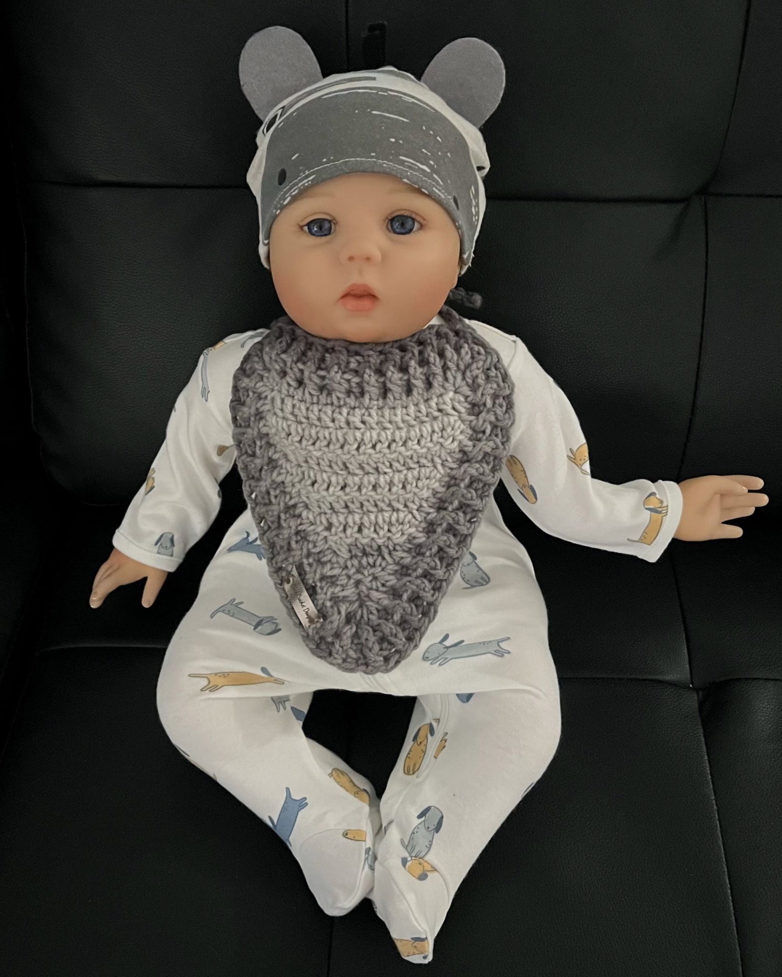 Rebel Crochet Pattern Collection – Sweater & Vest (Up to 10Y), Baby Pants (Up to 2Y) & Trendy Bandana Bib – English PDF