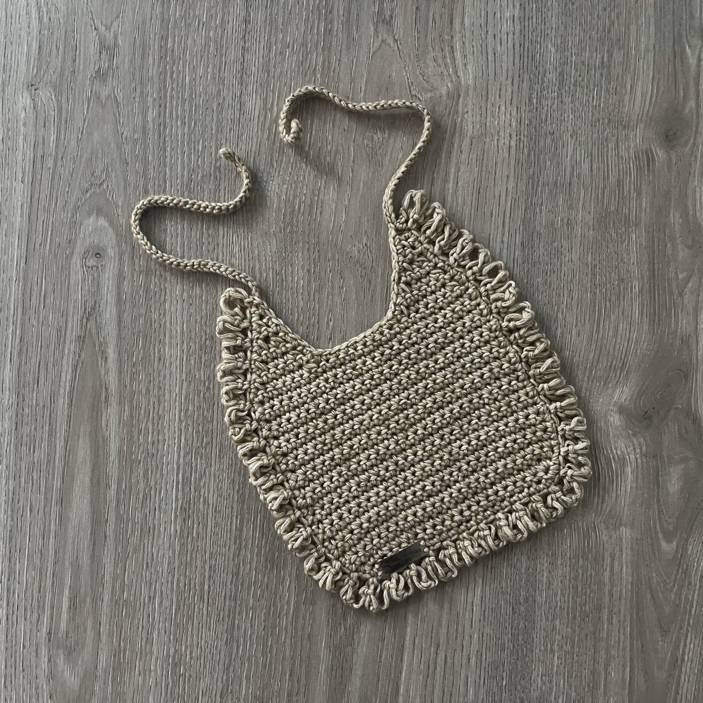 renee crochet baby bib