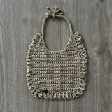 Crochet Baby Bib Pattern – Renee Love Knot Drool & Feeding Bib