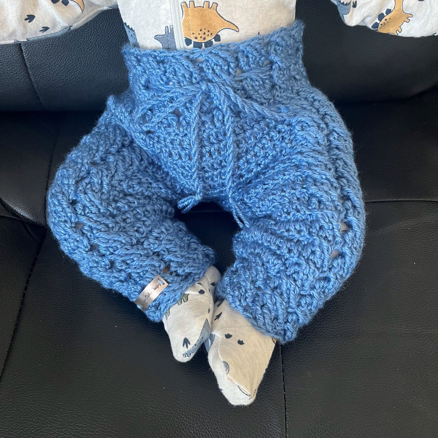 Crochet Pattern River Baby Pants to 2 Years