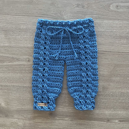 Crochet Pattern River Baby Pants to 2 Years