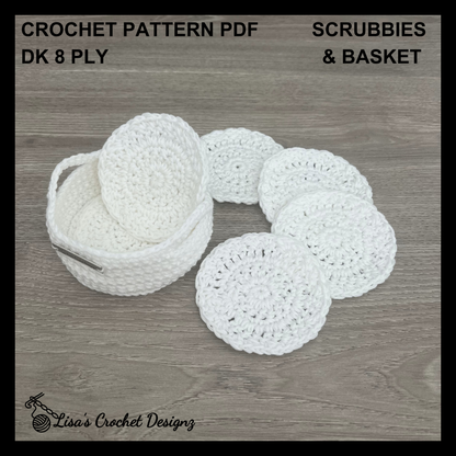 Crochet Pattern Snowy Spa Set