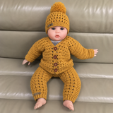 Crochet Baby & Kids Pattern Collection – Sam Cardigan, Hat, Pants & Bandana Bib
