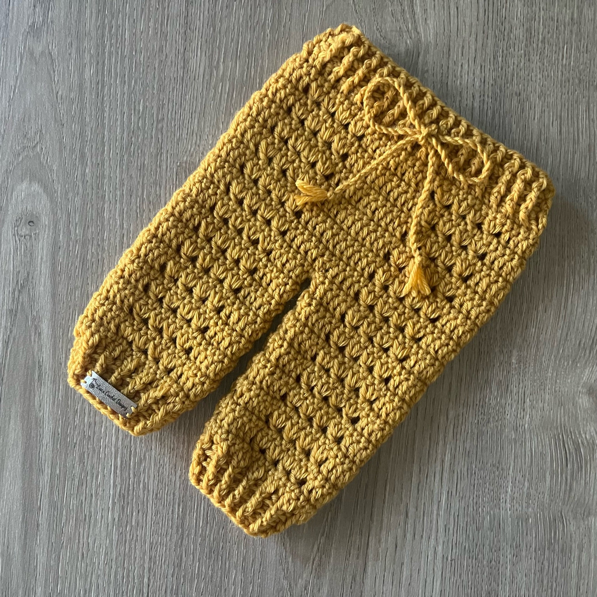 Sam Crochet Baby Pants Pattern | Seamless Textured Baby Leggings | 6 Sizes Newborn-2Y | English PDF