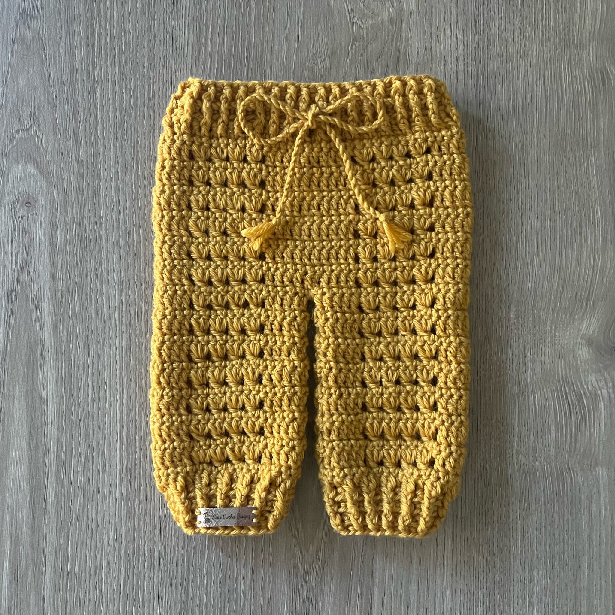 Sam Crochet Baby Pants Pattern | Seamless Textured Baby Leggings | 6 Sizes Newborn-2Y | English PDF