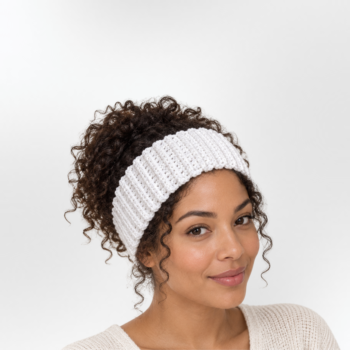 Crochet Spa Headband Pattern PDF – Snowy Crochet Headband