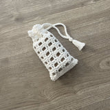 Crochet Soap Saver Pattern – Snowy Reusable Soap Pouch – English Only