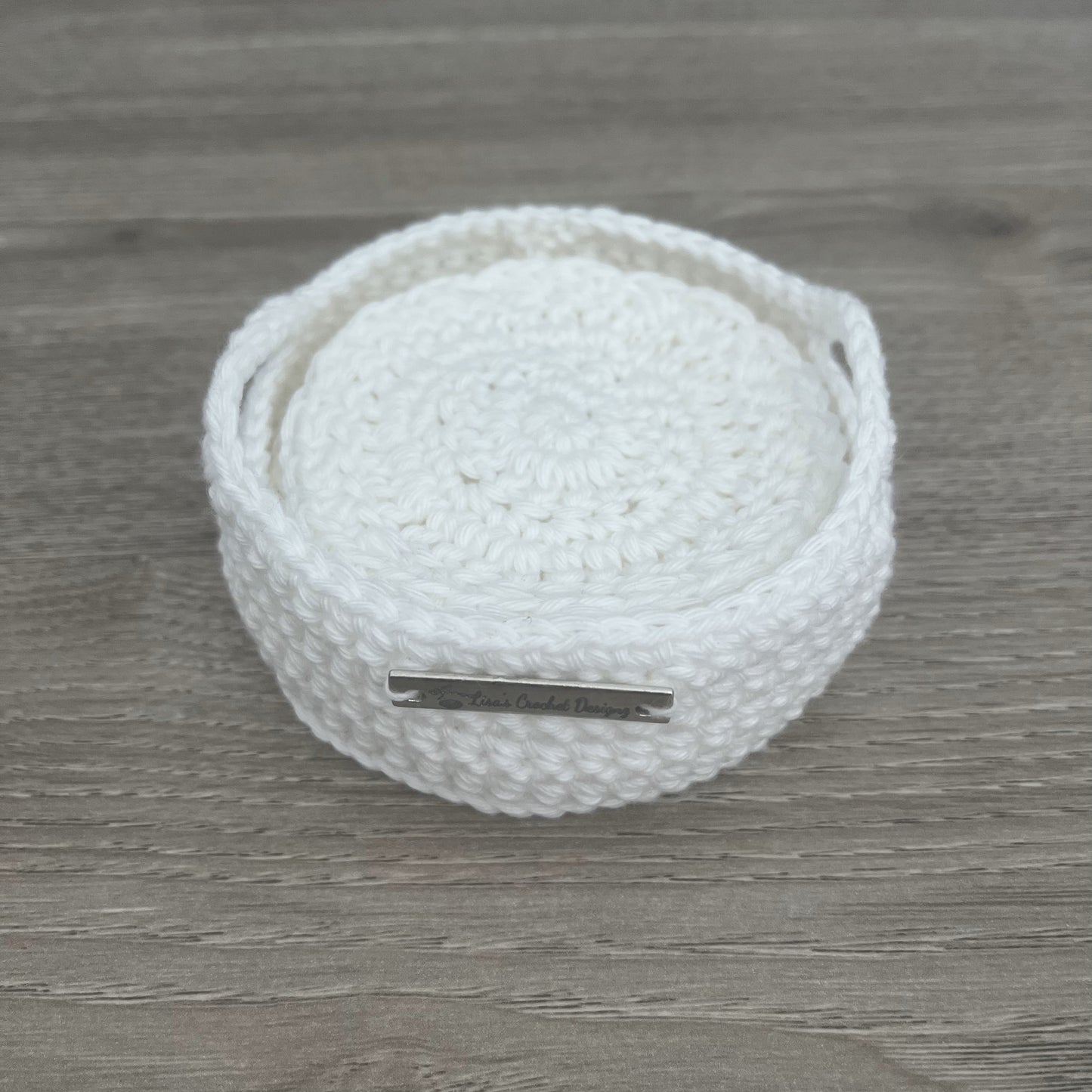 Crochet Pattern Snowy Scrubbies & Basket