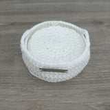 Snowy Crochet Scrubbies & Basket Pattern – Spa Set DIY | PDF Download in English