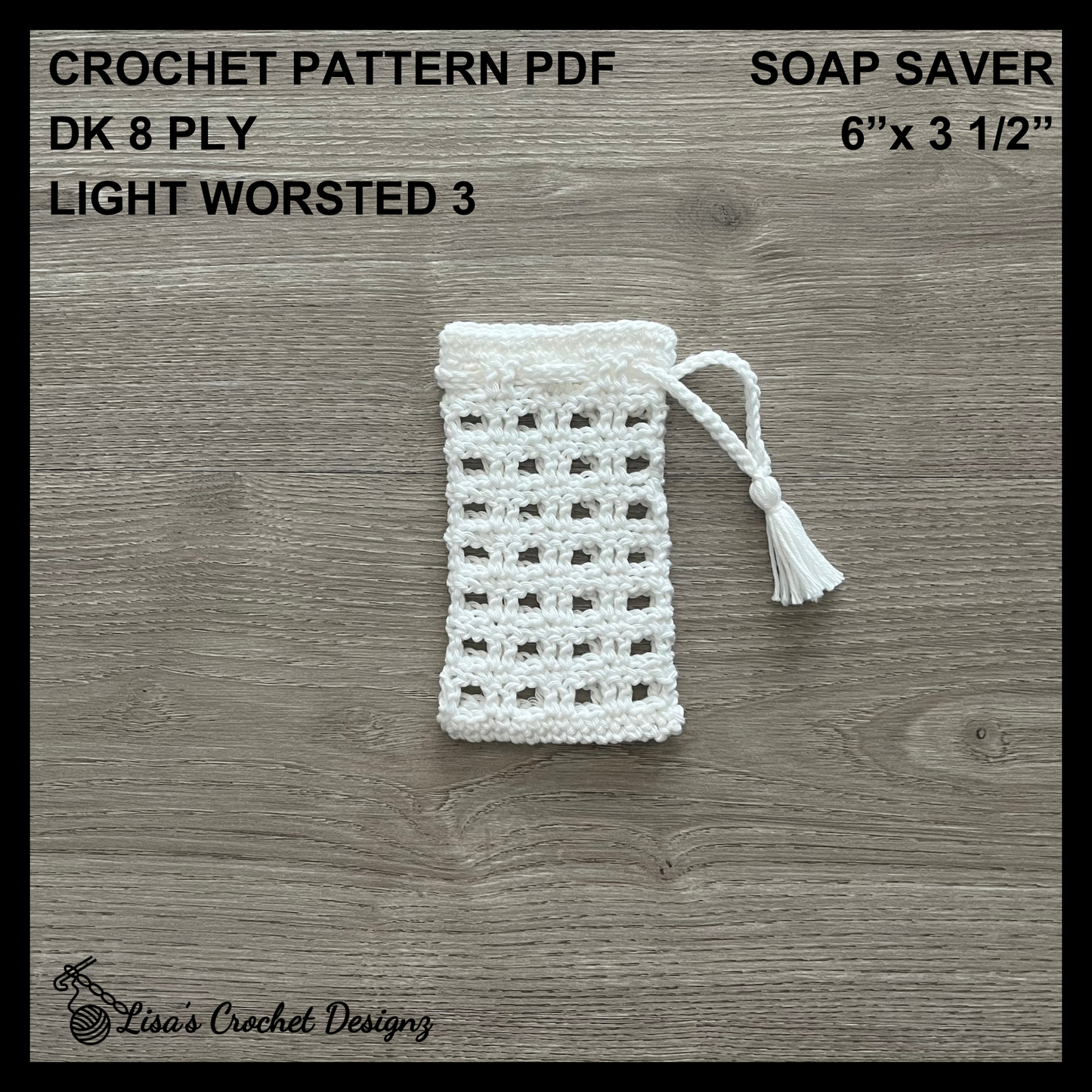 Crochet Pattern Snowy Soap Saver