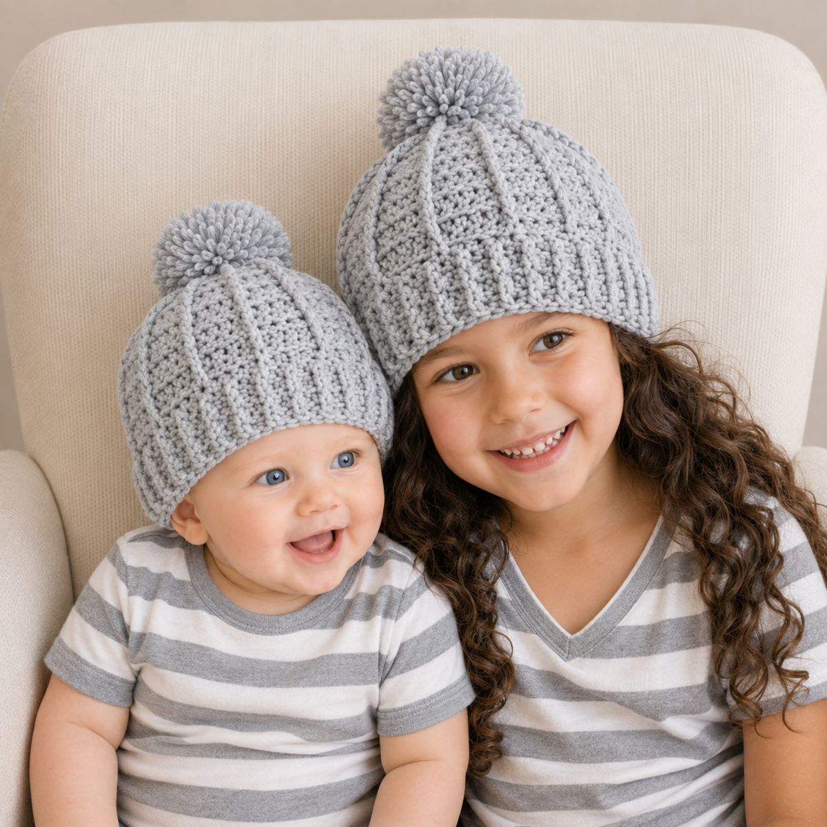 Crochet Hat Pattern PDF – Stirling Beanie (Prem–10Y)