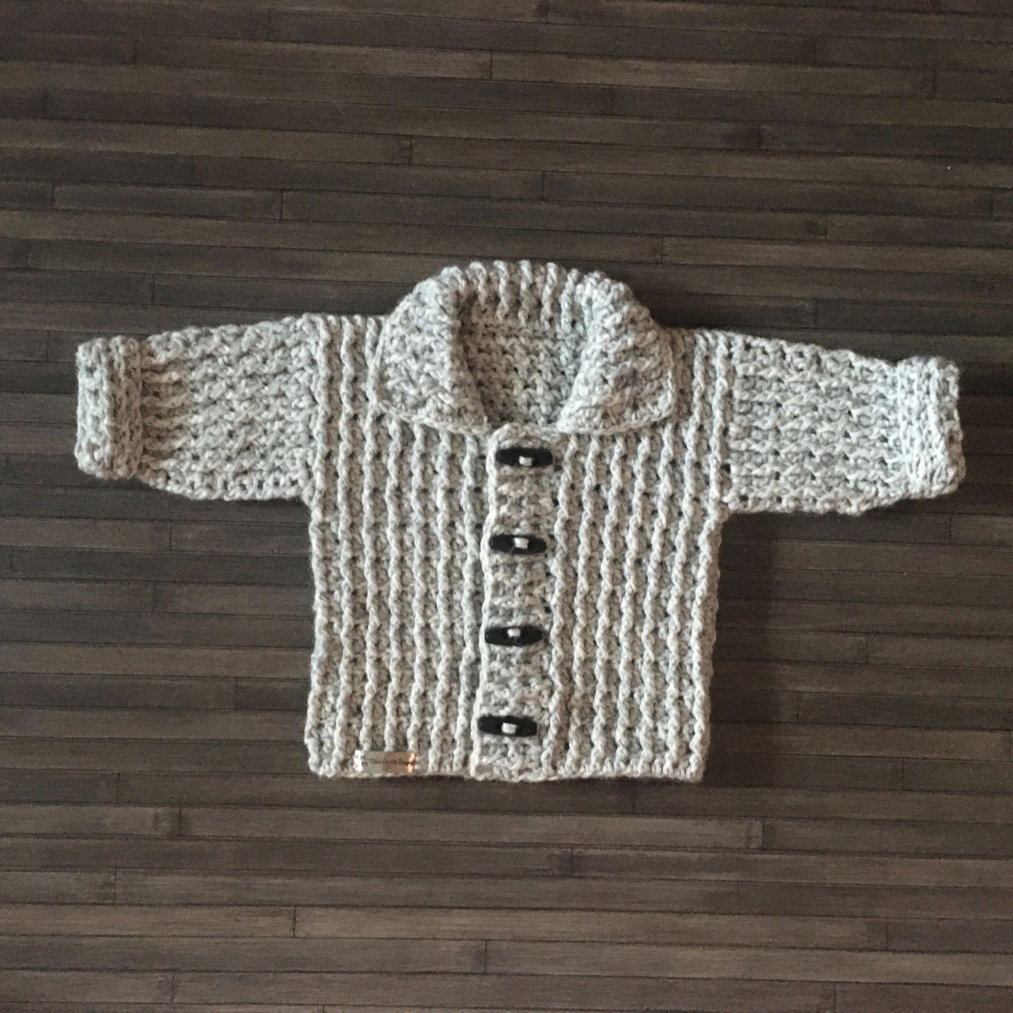 Theo Crochet Pattern Collection - Cardigan, Hat (to 10Y), Baby Pants (to 2Y) & Booties | English PDF