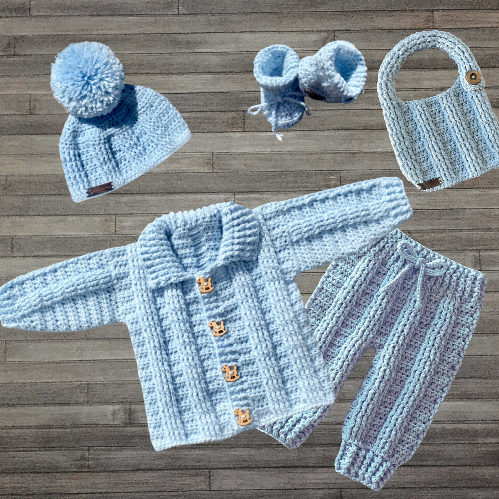 Zeb Crochet Baby Pants Pattern – Newborn to 2 Years | English PDF