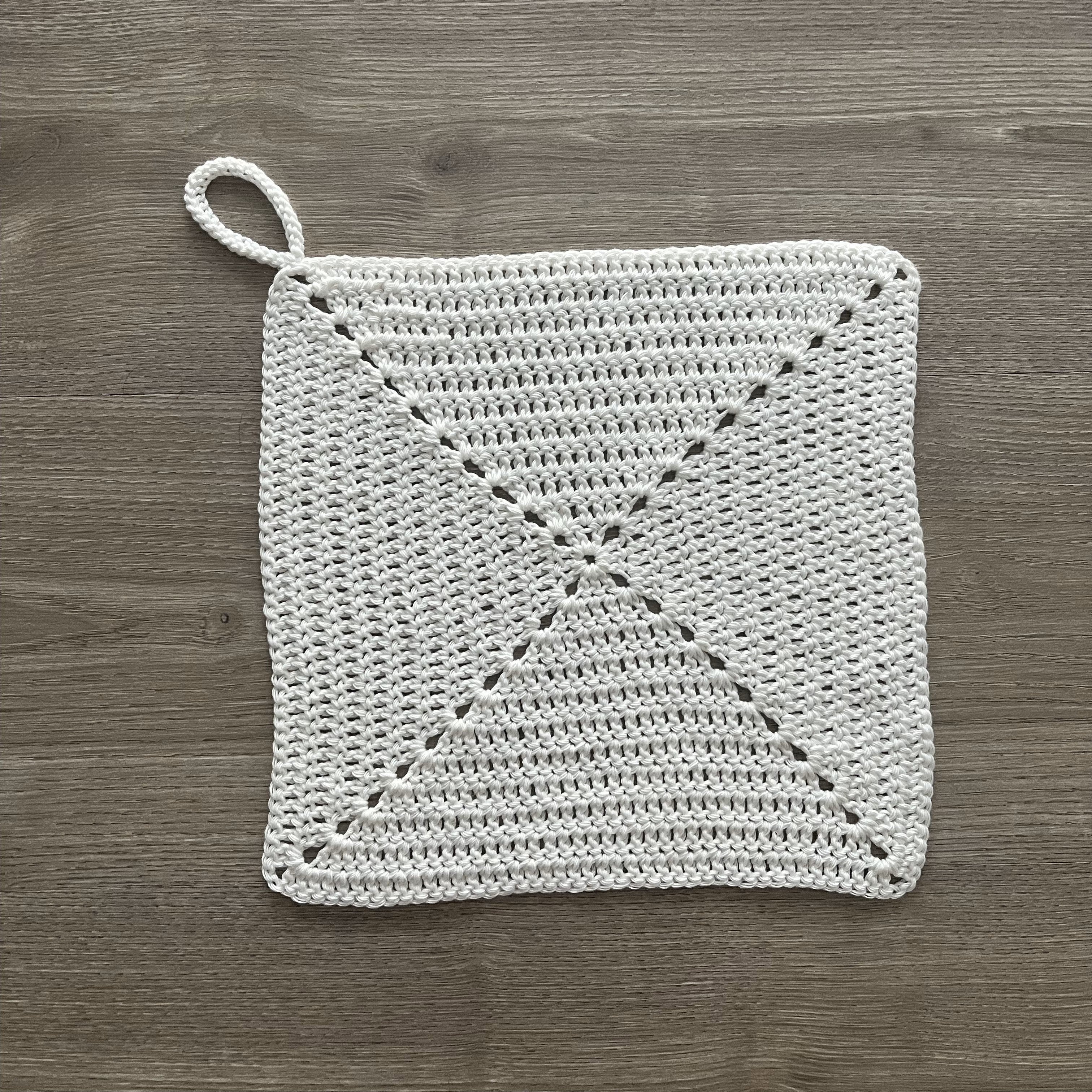 Snowy Crochet Washcloth Pattern PDF – 3 Quick DIY Spa & Dishcloth Designs | English PDF