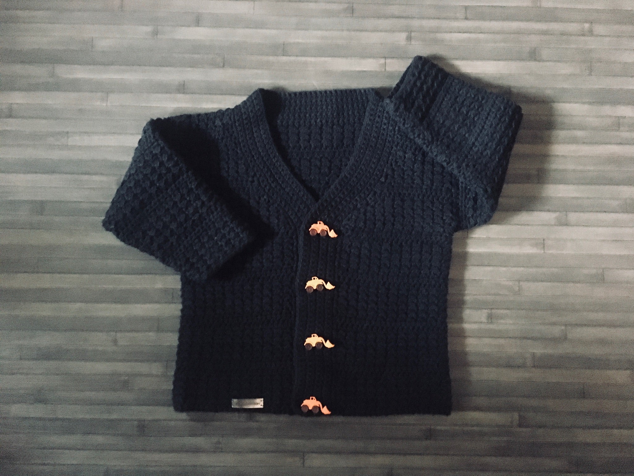 Baby boy hotsell black cardigan sweater