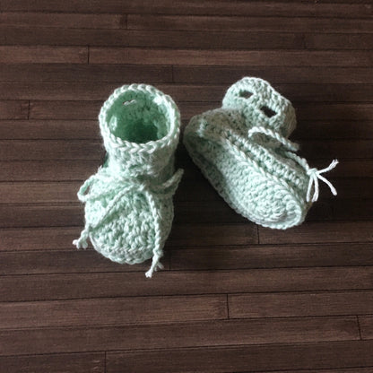 Adam crochet booties