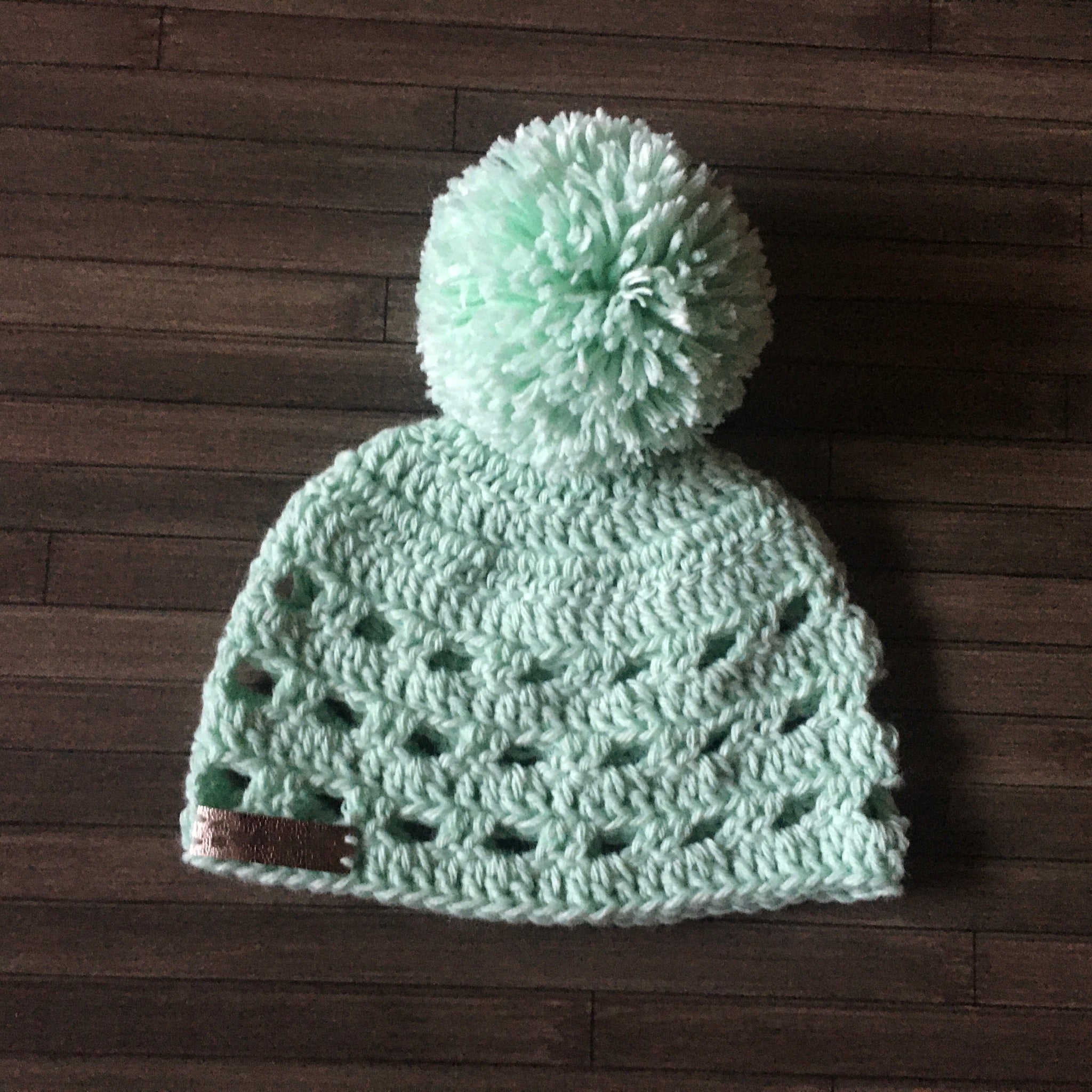 Adam crochet hat front