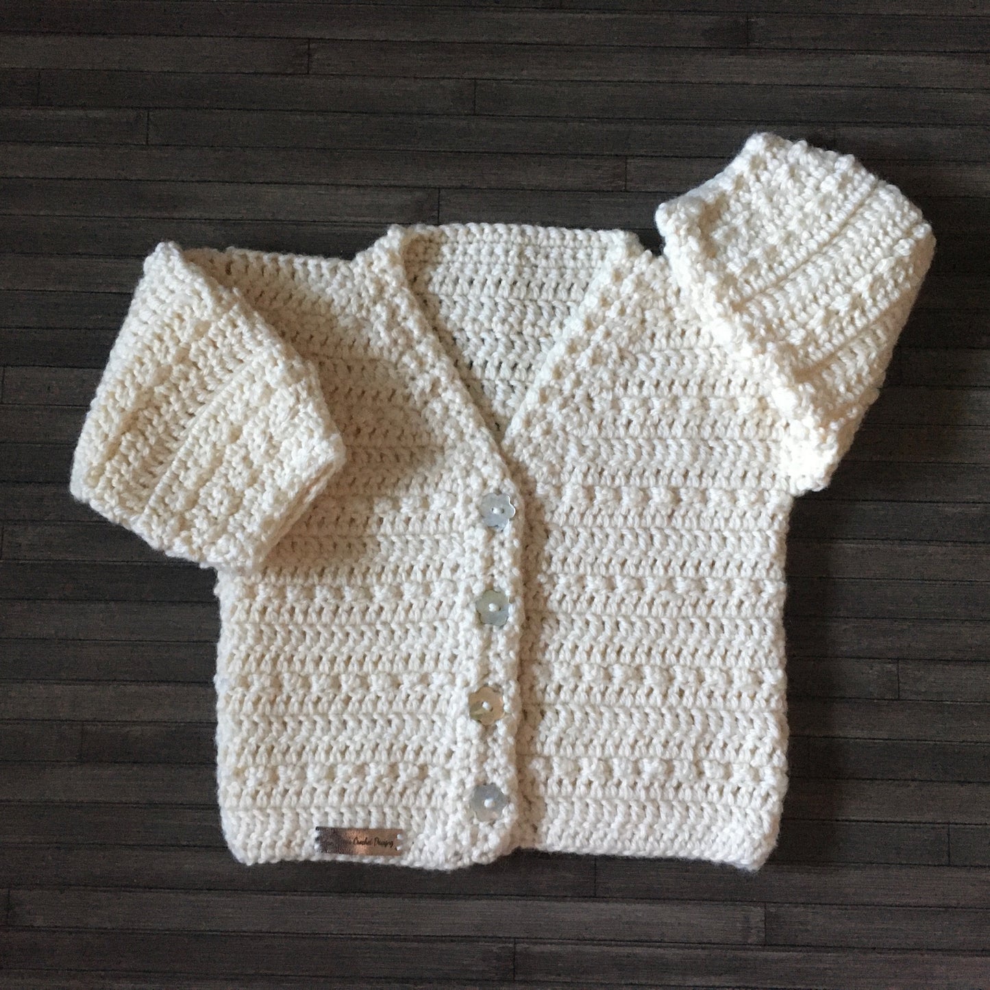 ashley crochet sweater one arm up one arm down