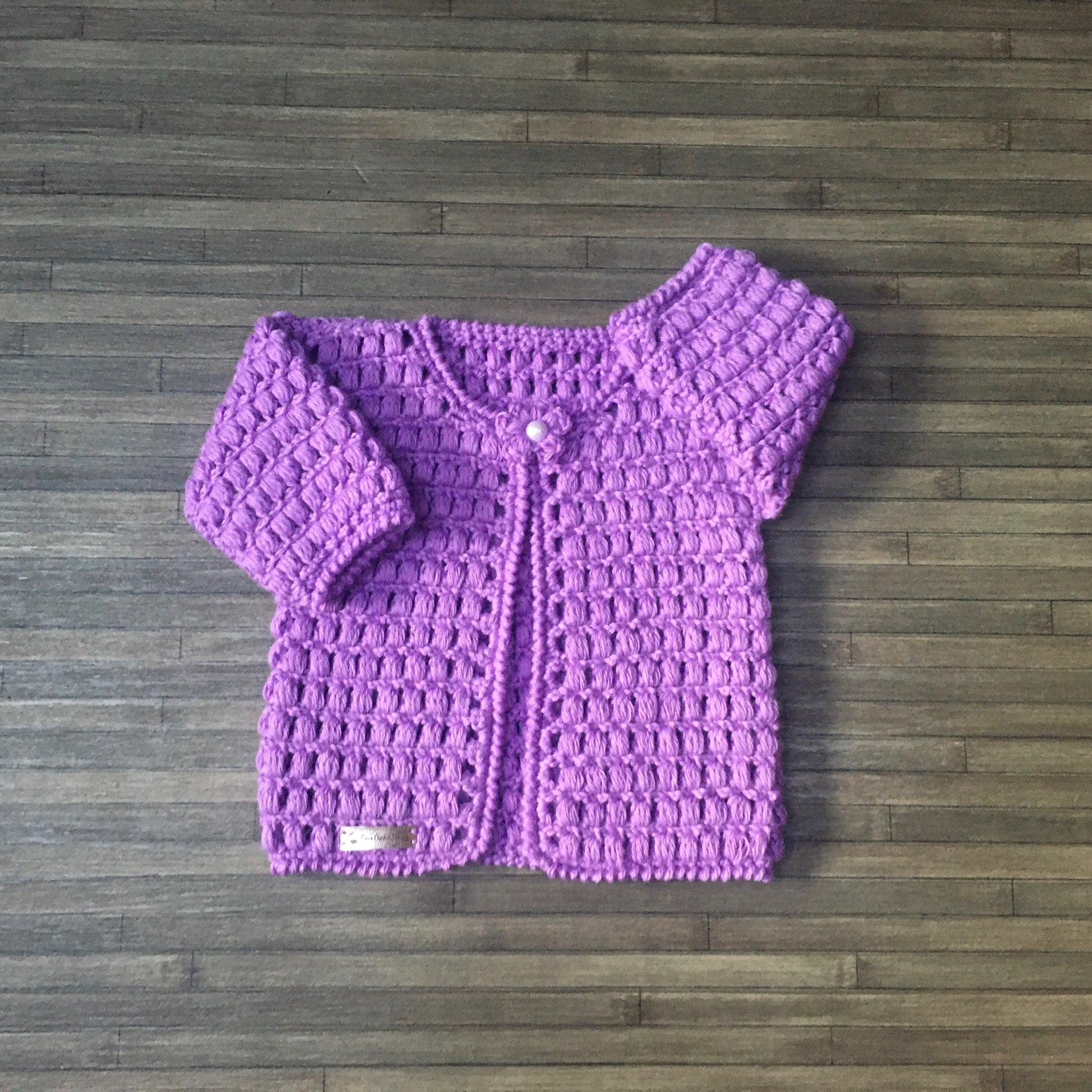 beth crochet sweater one arm up one arm down