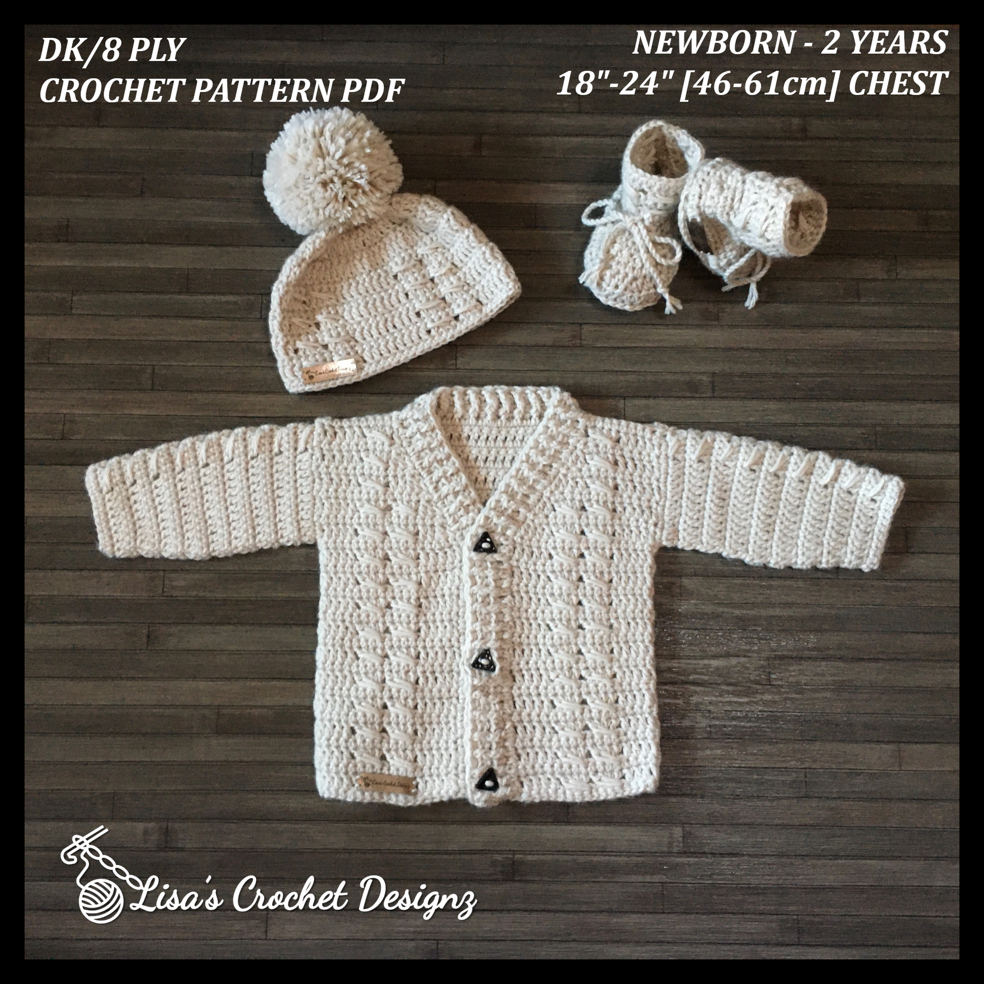Easy crochet top baby jumper