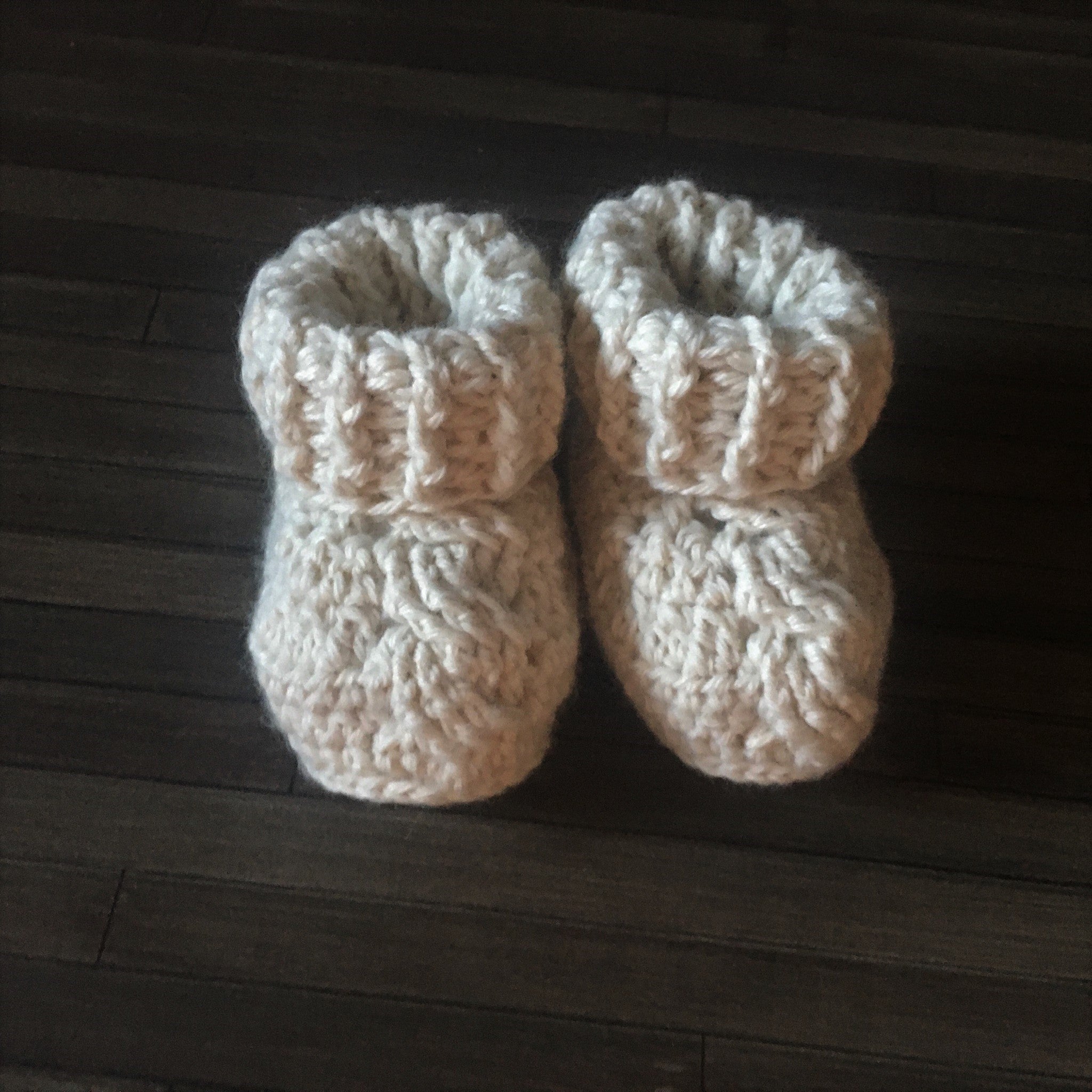 Cooper crochet booties