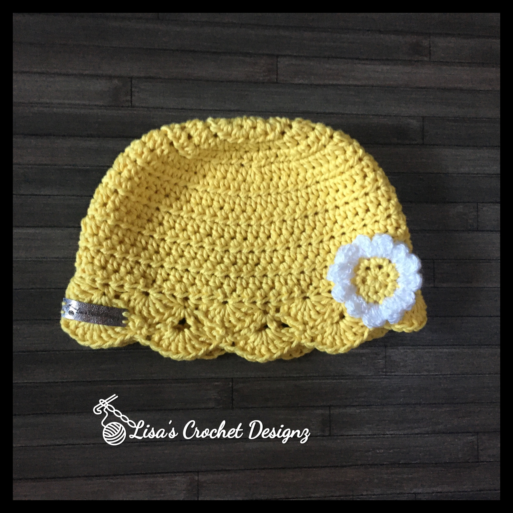 Daisy Baby Cardigan Hat Booties Set Crochet Pattern PDF | Newborn to 2Y| English