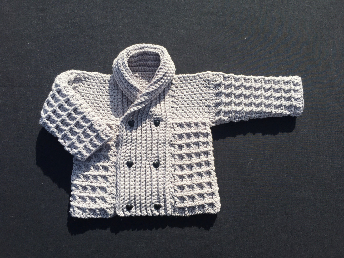 Crochet Pattern Dean Baby Cardigan Pattern to 2 Years