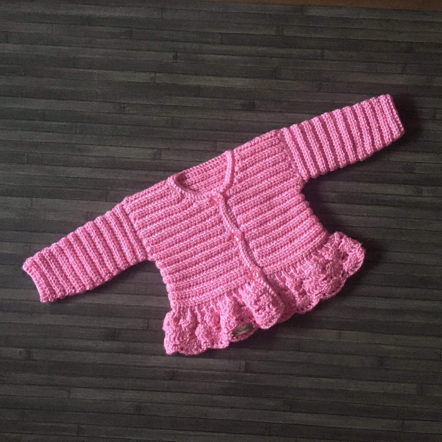 Emma crochet baby sweater