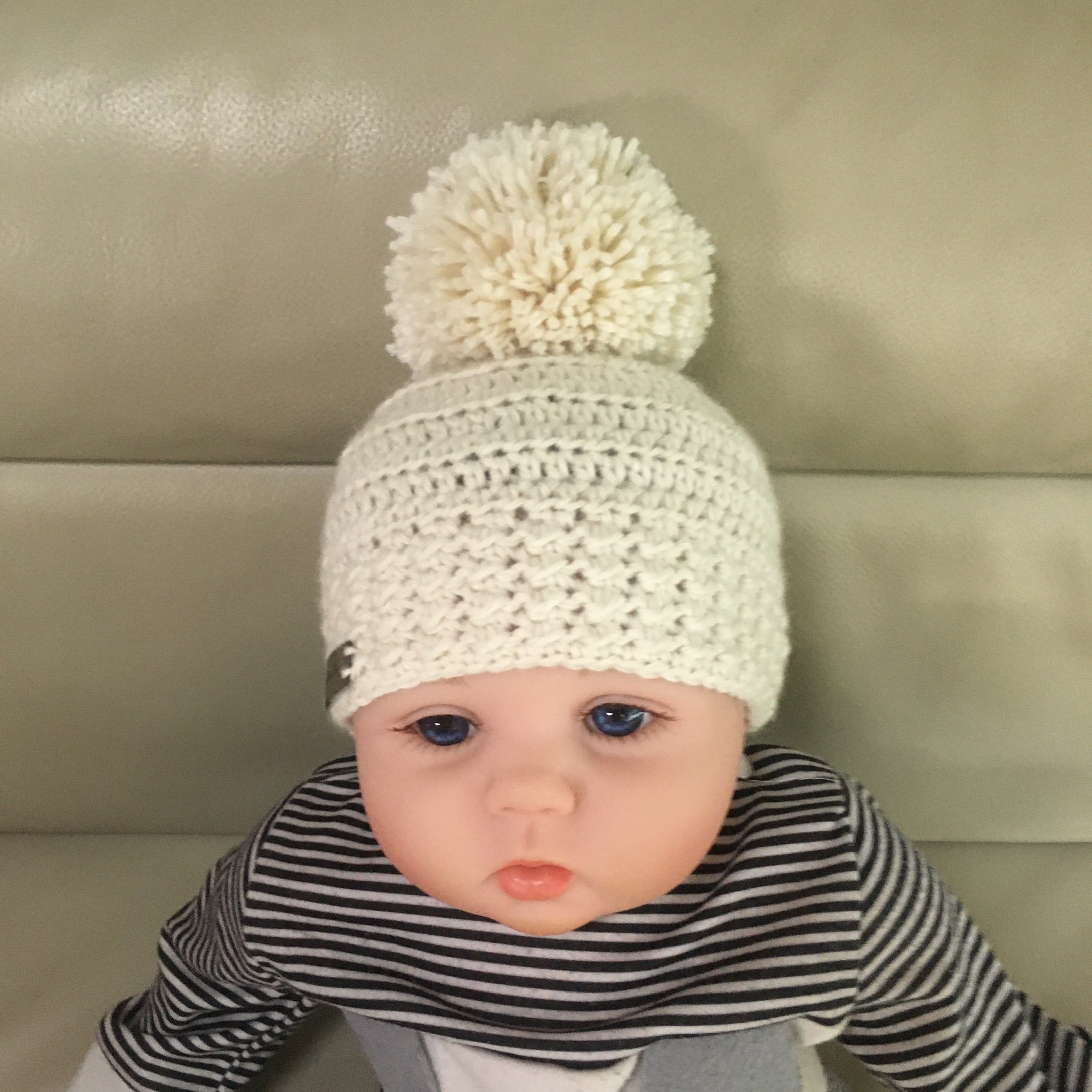 Grayson Crochet Baby Toddler Child Hat Crochet Pattern Baby to 10 
