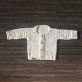 Grayson Baby Set Crochet Pattern PDF | Cardigan (0-2Y), Hat (0-10Y) & Booties | Digital Download | English