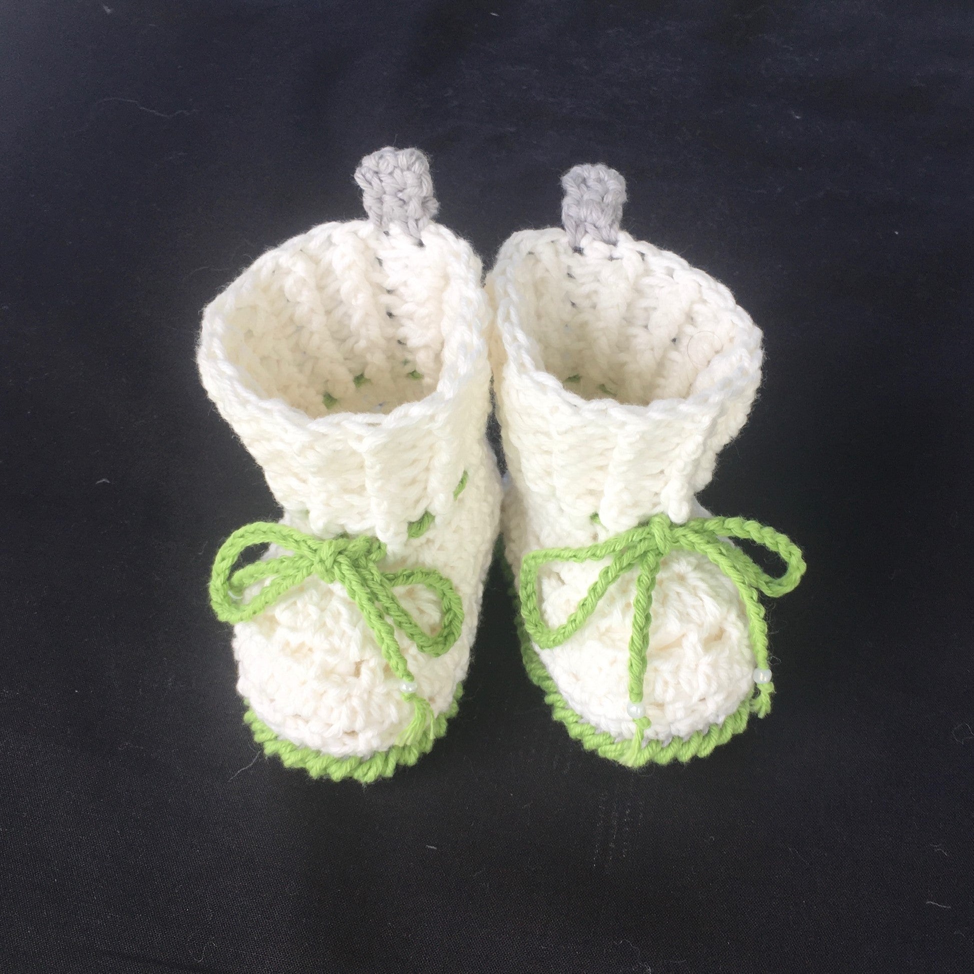 Ivy Crochet Baby Booties | Crochet Pattern PDF | English